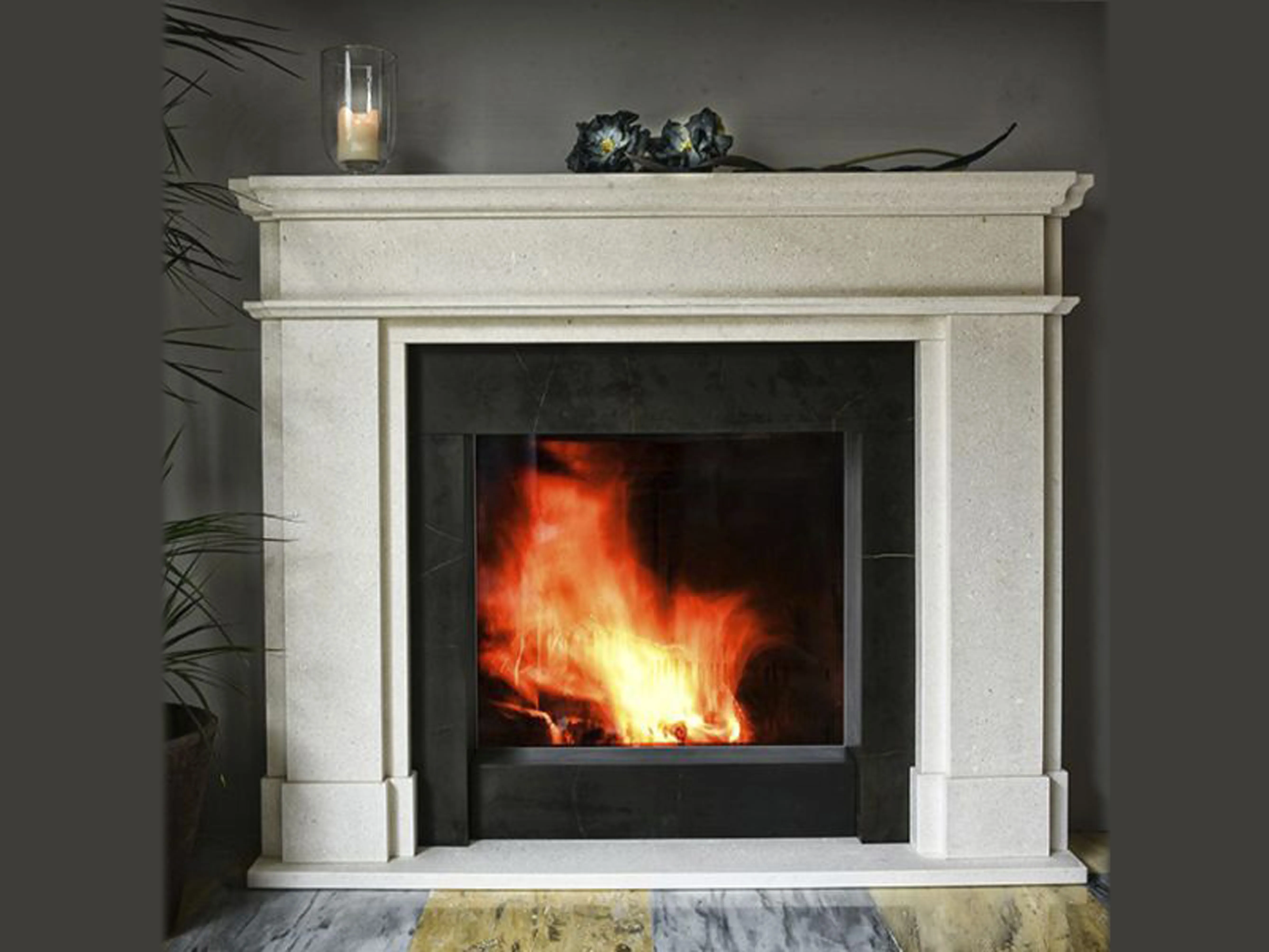 Камин CREMA DELICATO BRIGHTON 1600x1290x300 мм, код 4132