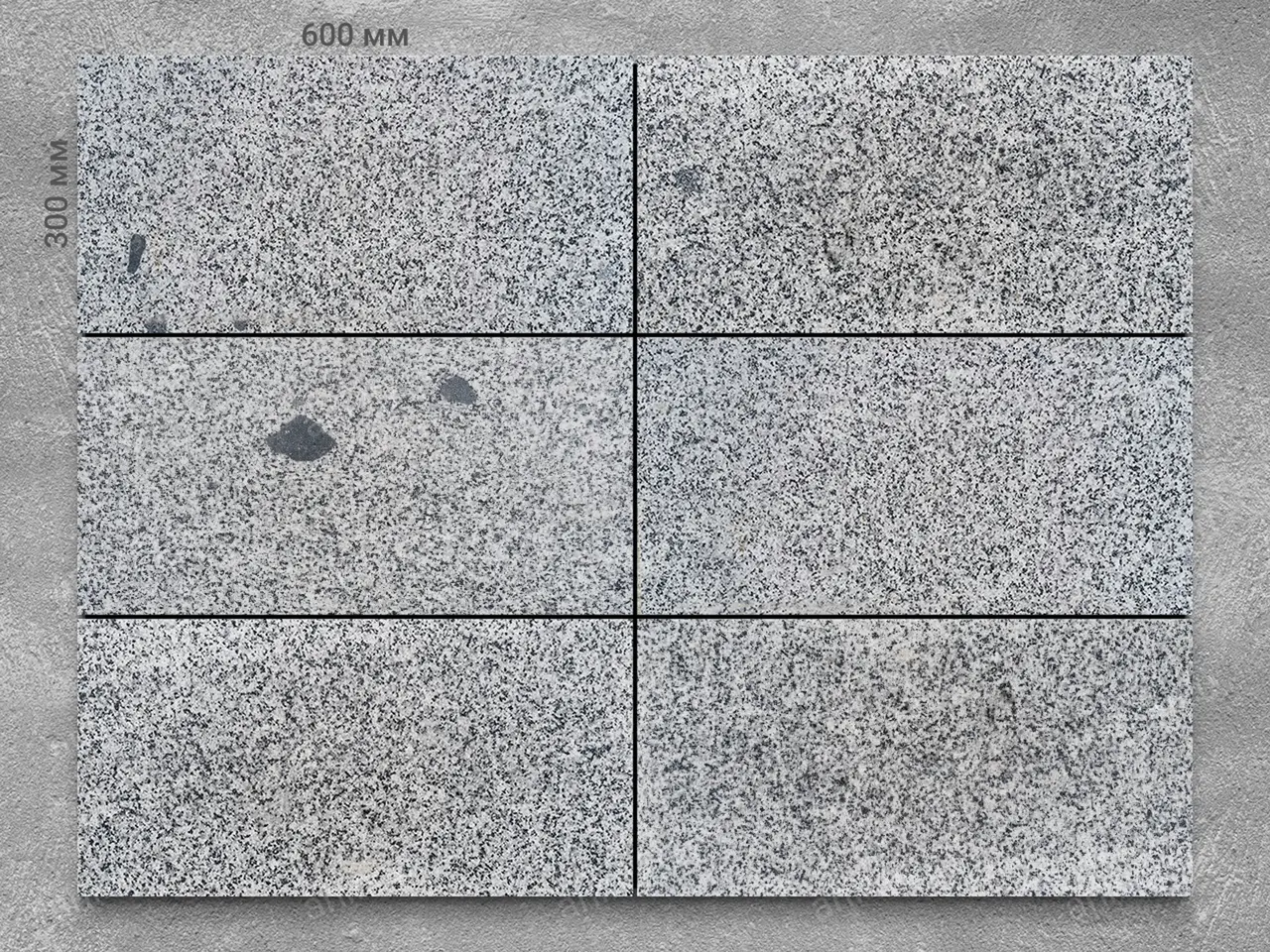 Плитка из гранита BELLA WHITE 600x300x30 мм, код 1245