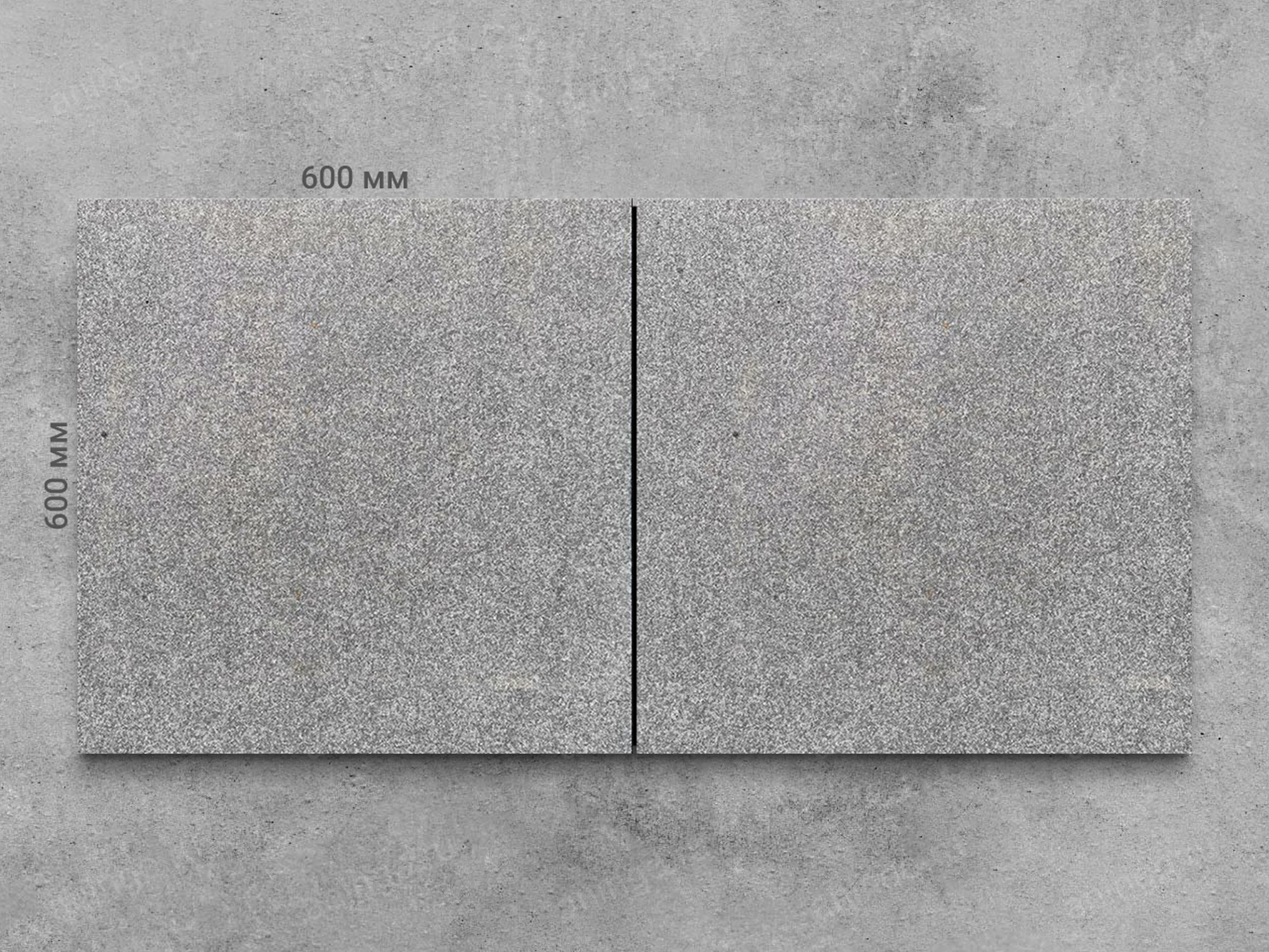Плитка из гранита GABBRO DIABASE термообработанный 600x600x40 мм, код 5709