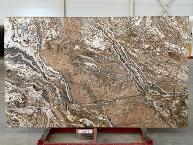 Слэб из оникса ONICE TRAVER полированный 2890x1750x20 мм, код 20144