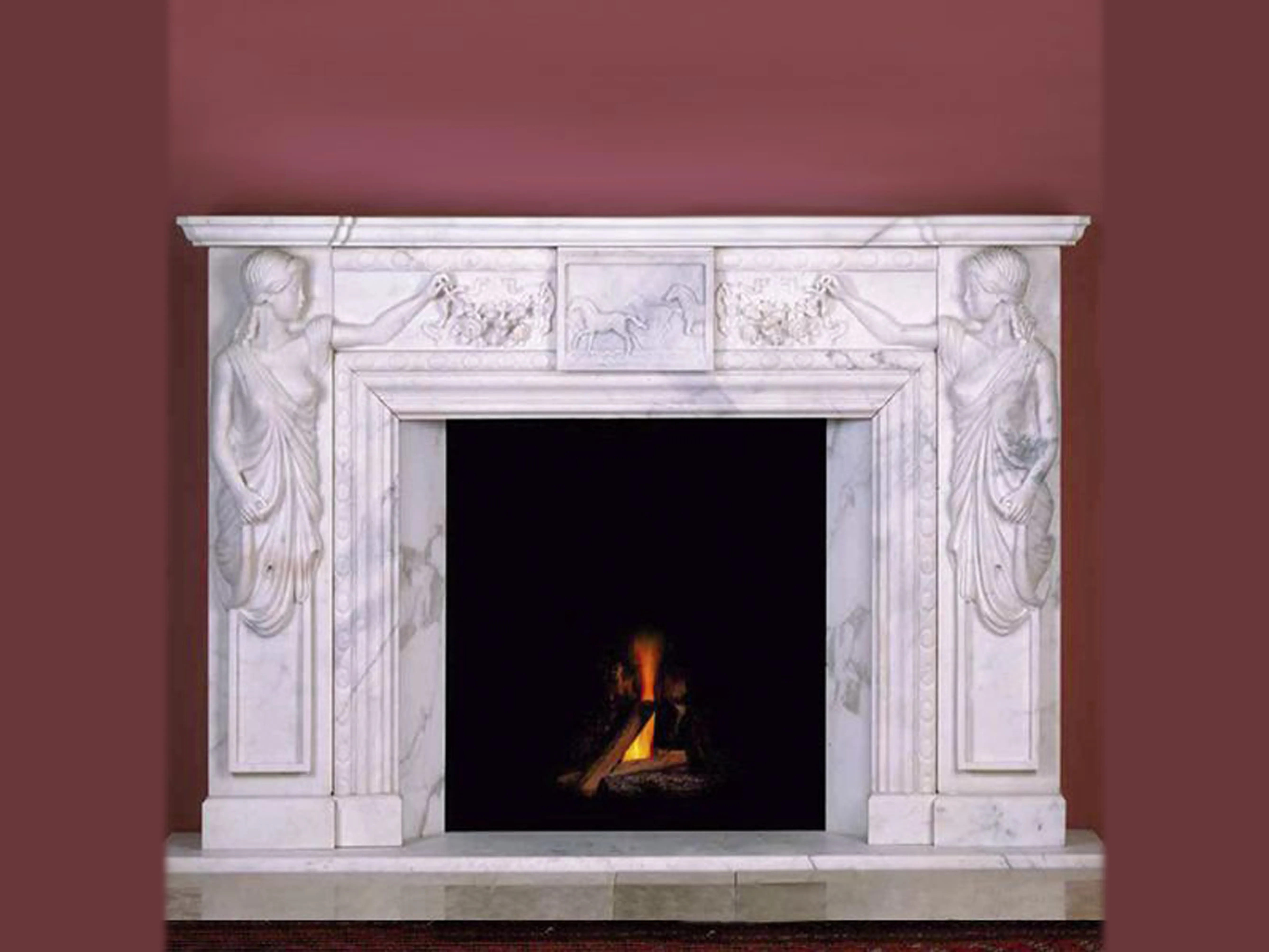 Камин PIRGON ALAS HELENA 2470x1570x450 мм, код 4142