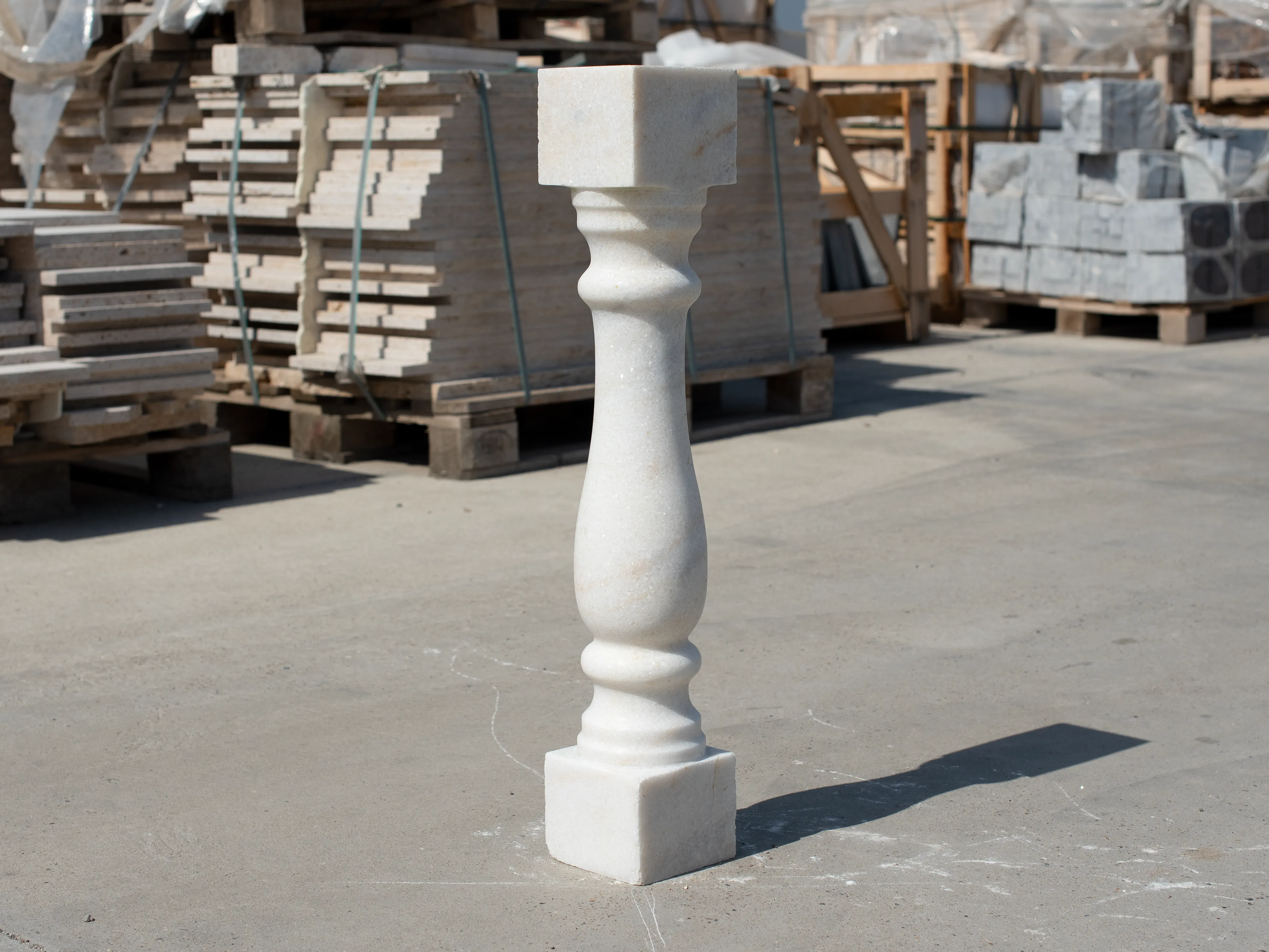 Балясина PURE WHITE M5 700x125x125 мм, код 17744