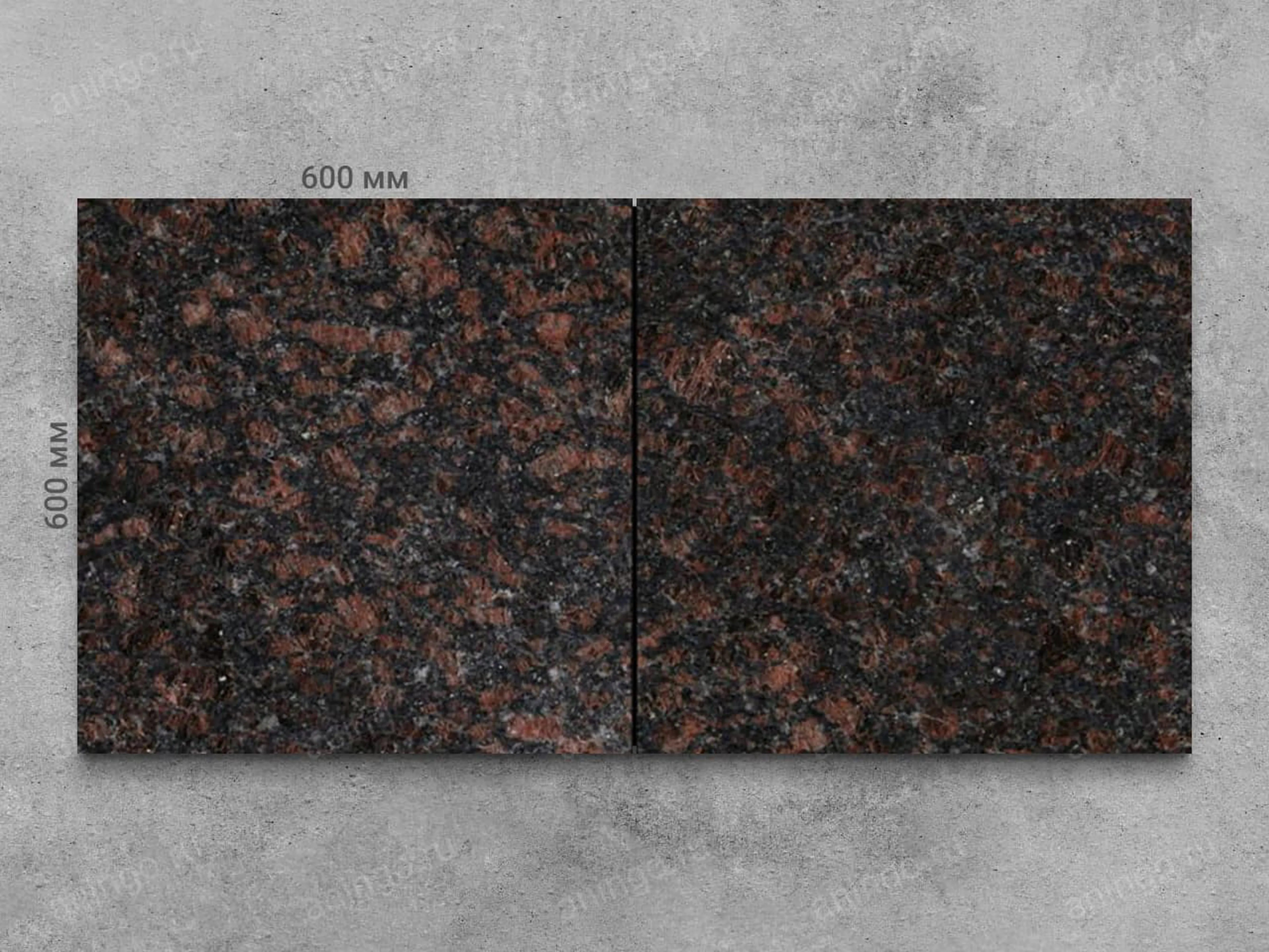 Плитка из гранита TAN BROWN LAPOTRA 600x600x20 мм, код 4609