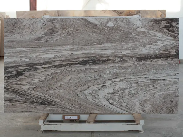Слэб из мрамора PALISSANDRO полированный 2870x1560x20 мм, код 19263