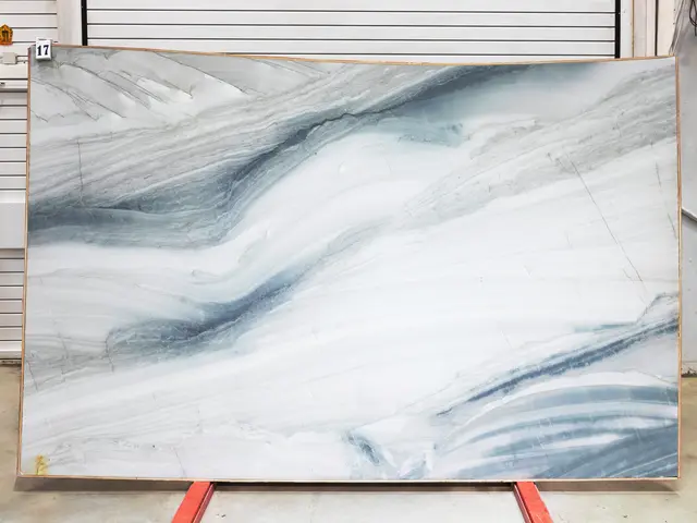 Слэб из кварцита DEEP OCEAN LEATHER 3020x1900x20 мм, код 28305