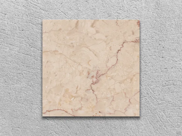 Слэб из мрамора CREMA NOVA EXTRA полированный 100x100x20 мм, код 7205