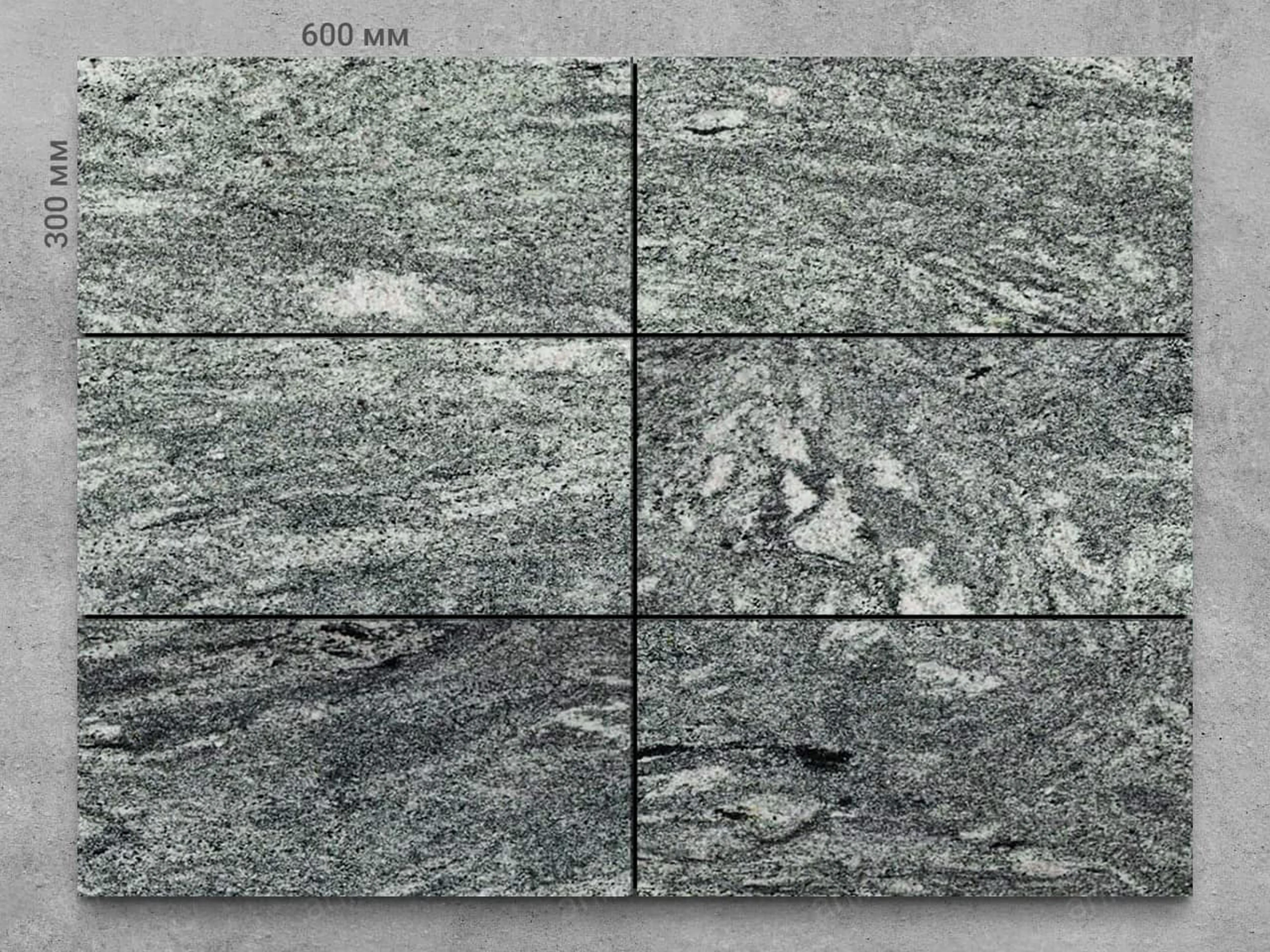 Плитка из гранита KUPPAM GREEN полированный 600x300x30 мм, код 3963