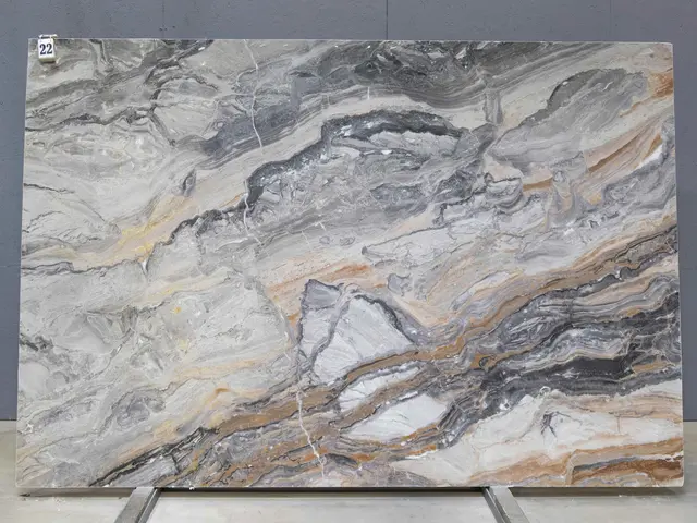 Слэб из мрамора ARABESCATO OROBICO GRIGIO полированный 2800x1880x20 мм, код 26444