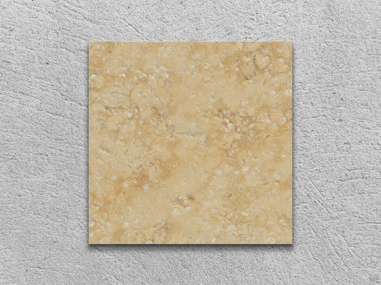 Слэб из мрамора SANNY GOLD антик 100x100x20 мм, код 17340