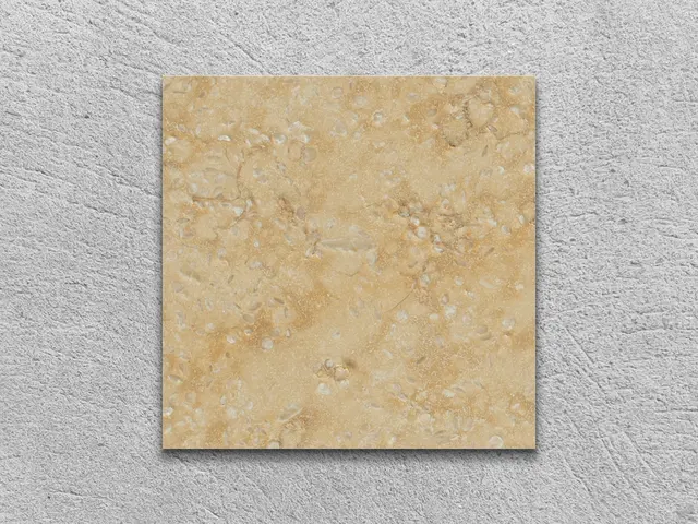 Слэб из мрамора SANNY GOLD антик 100x100x20 мм, код 17340