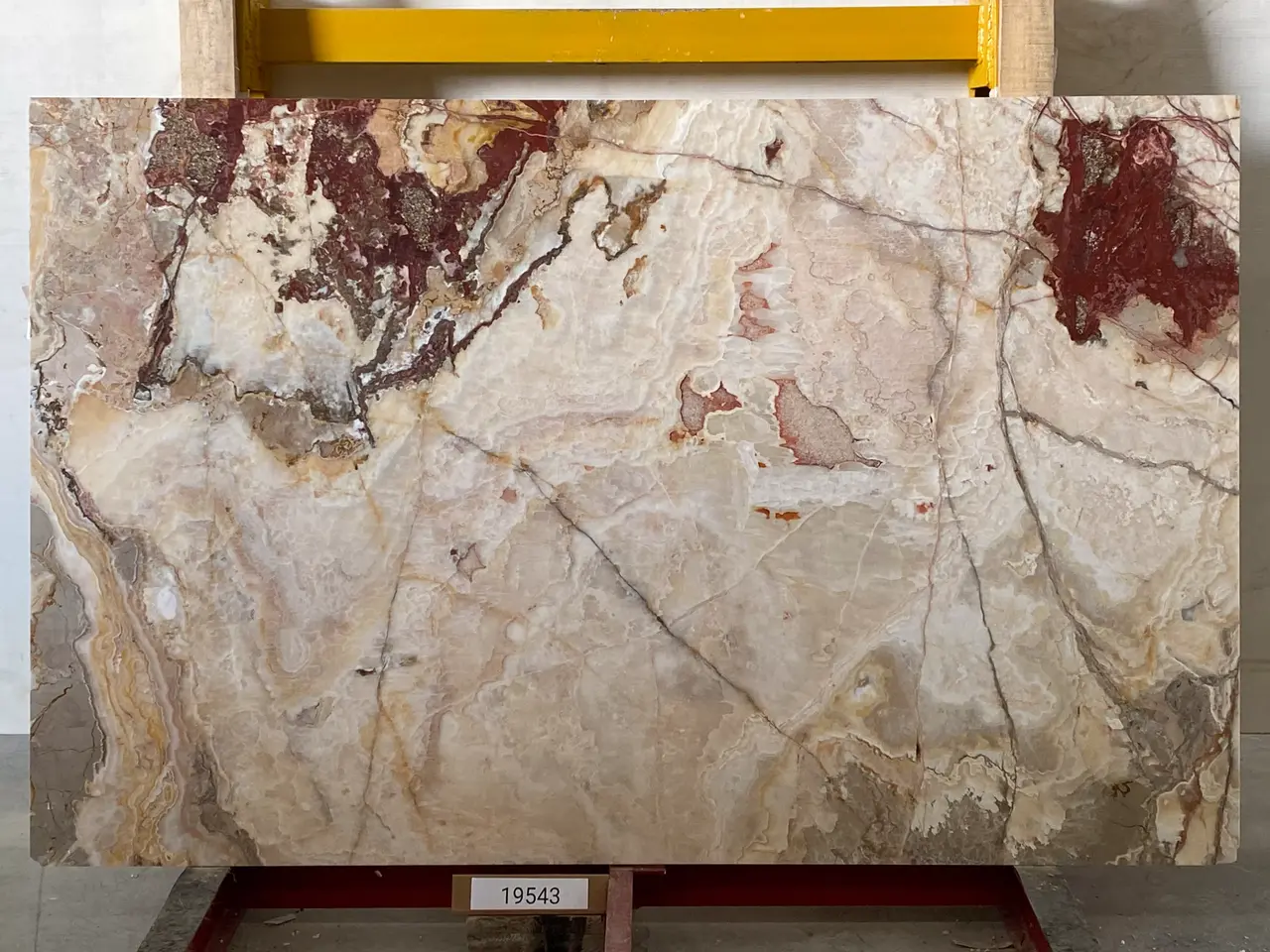 Слэб из оникса ONICE VIOLA полированный 2200x1400x20 мм, код 19543