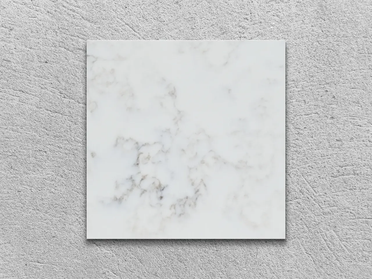 CARRARA WHITE полированный 100x100x20 мм, код 25891