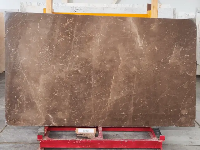 Слэб из мрамора ARMANI BRONZE 2600x1480x20 мм, код 20315