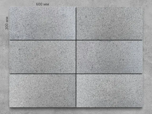 Плитка из гранита SESAM BLACK 600x300x18 мм, код 3547