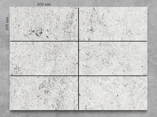 Плитка из гранита COLONIAL WHITE полированный 600x300x20 мм, код 4338