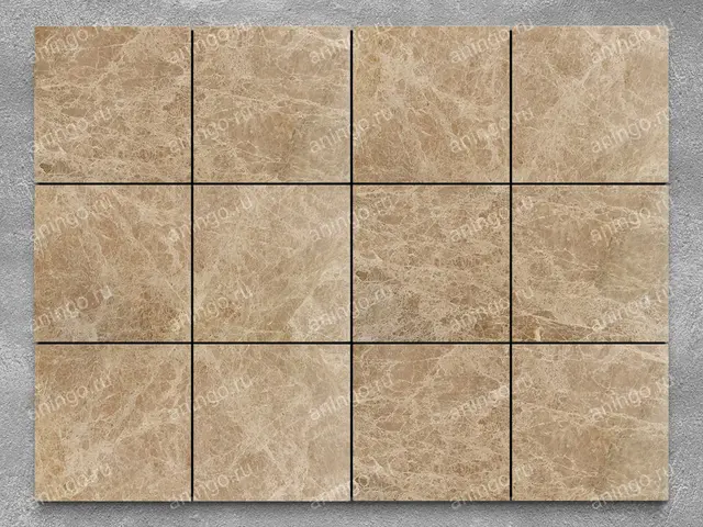 Плитка из мрамора EMPERADOR LIGHT полированный 305x305x12 мм, код 1301