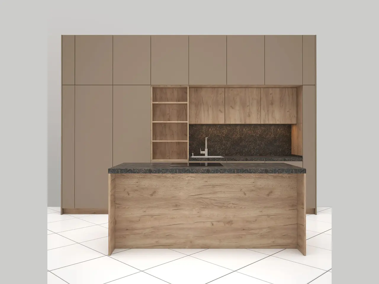 Столешница из гранита TAN BROWN 1000x600x20 мм, код 12649