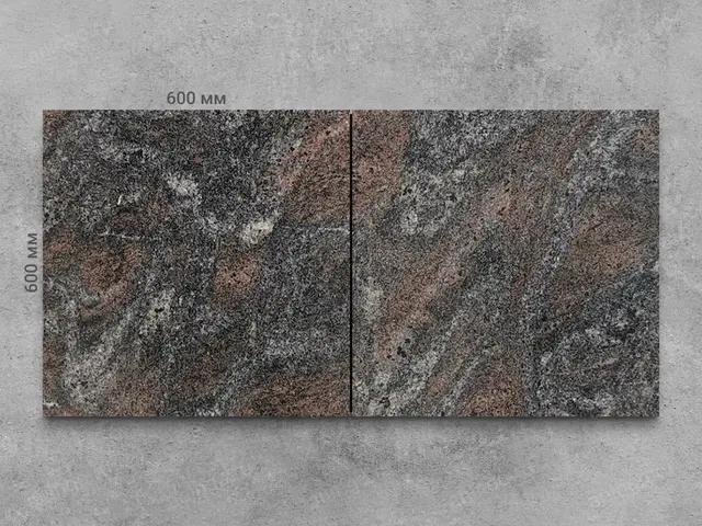 Плитка из гранита PARADISSO полированный 600x600x18 мм, код 3970