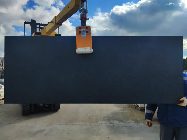 Полоса из гранита ABSOLUTE BLACK LEATHER 2320x880x20 мм, код 29061