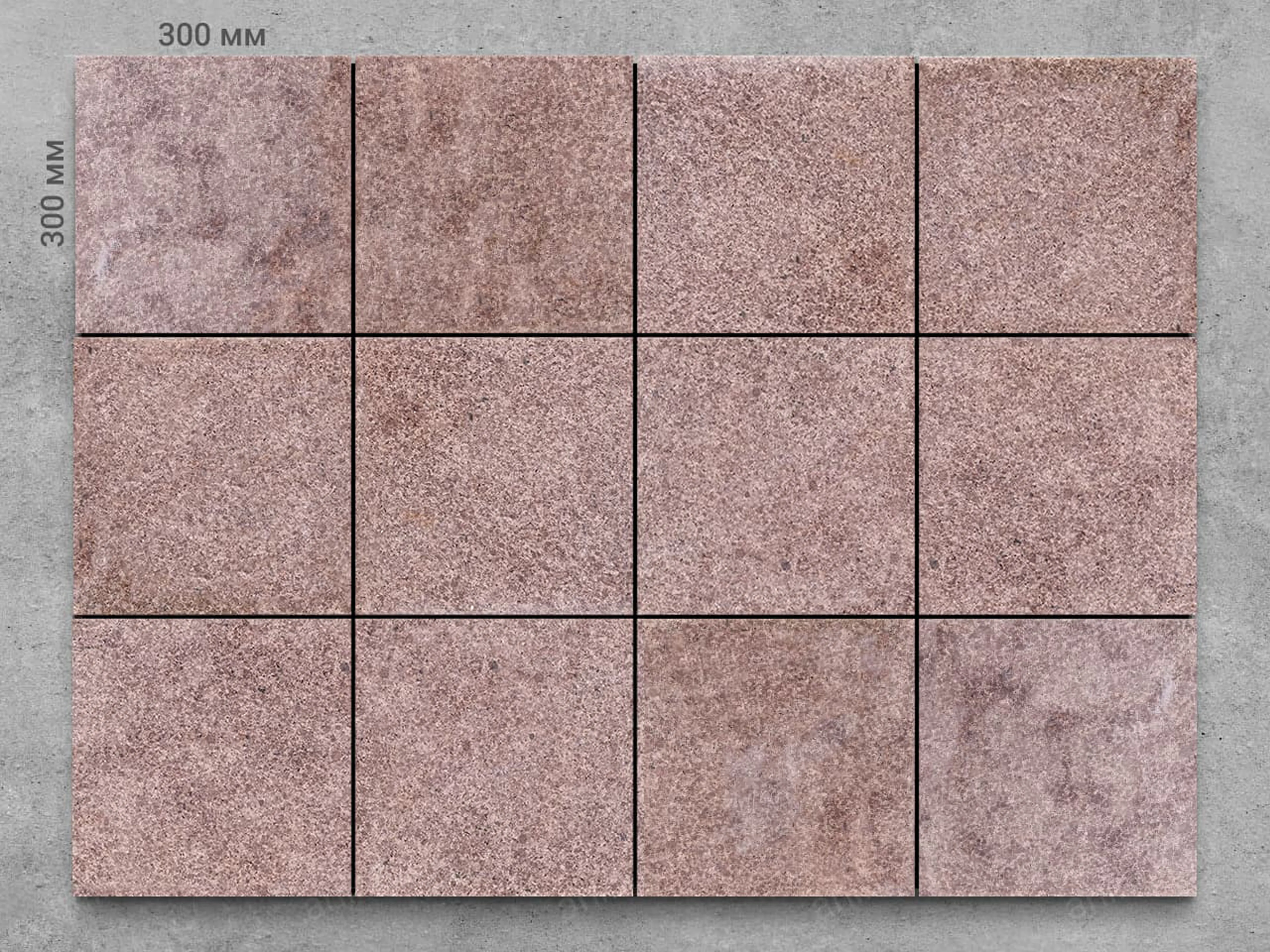 Плитка из гранита PIETRA ARABICA полированный 300x300x20 мм, код 10613