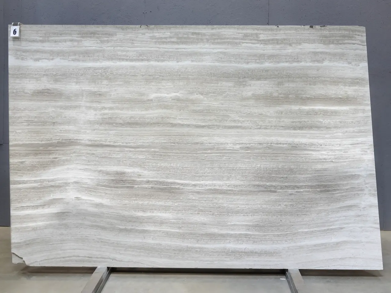 Слэб из мрамора SILK GEORGETTE BIANCO EXTRA полированный 2810x1840x20 мм, код 28761