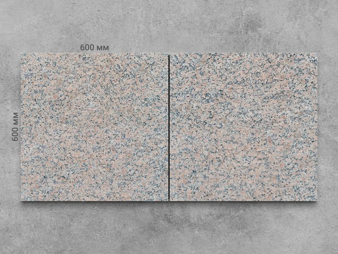 Плитка из гранита MAPLE RED 600x600x20 мм, код 1232