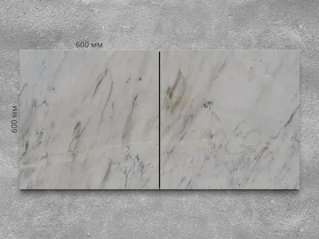 Плитка из мрамора VOLAKAS полированный 600x600x20 мм, код 1262