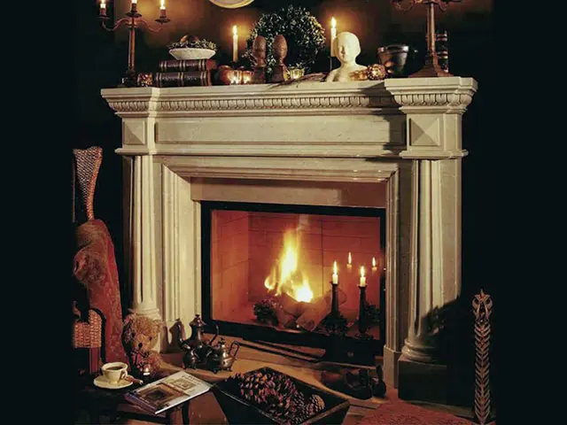 Камин CREMA MARFIL IVORY CHARLOTTE 1760x1320x470 мм, код 4139