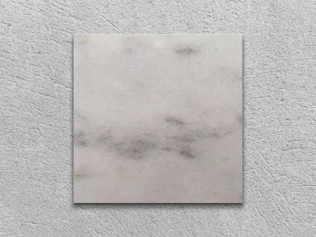 Слэб из мрамора PURE WHITE полированный 100x100x20 мм, код 2541