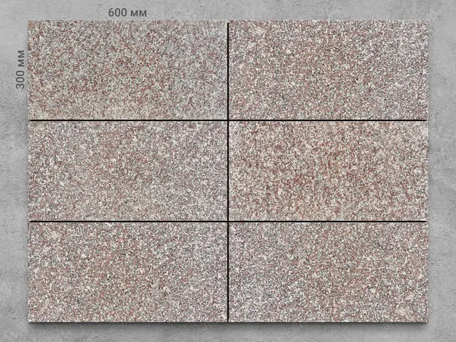 Плитка из гранита BAINBROOK BROWN 600x300x30 мм, код 1226