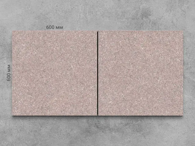 Плитка из гранита JHANSI RED термообработанный 600x600x18 мм, код 3961