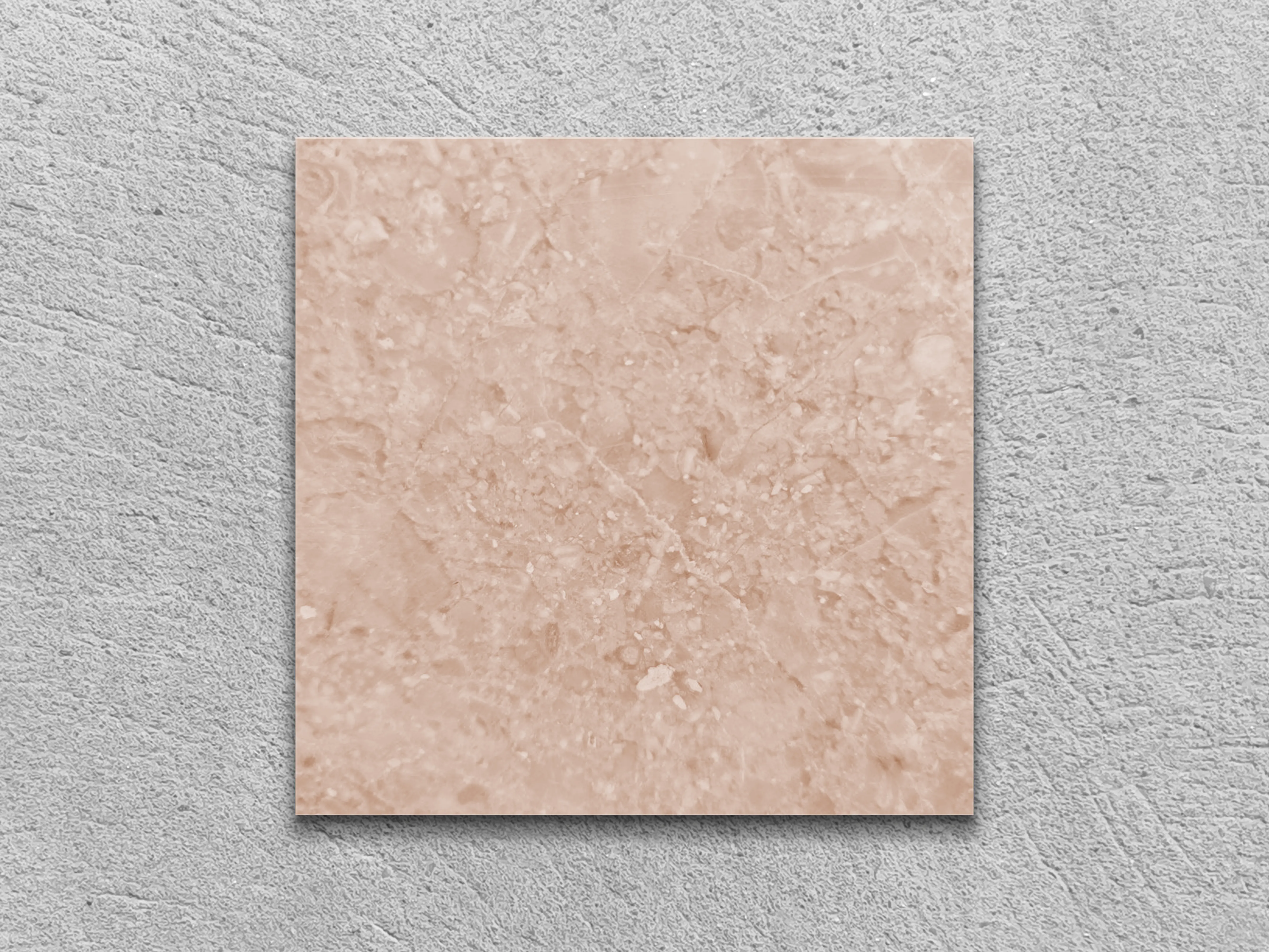 Слэб из мрамора CREMA DELICATO полированный 100x100x20 мм, код 4882