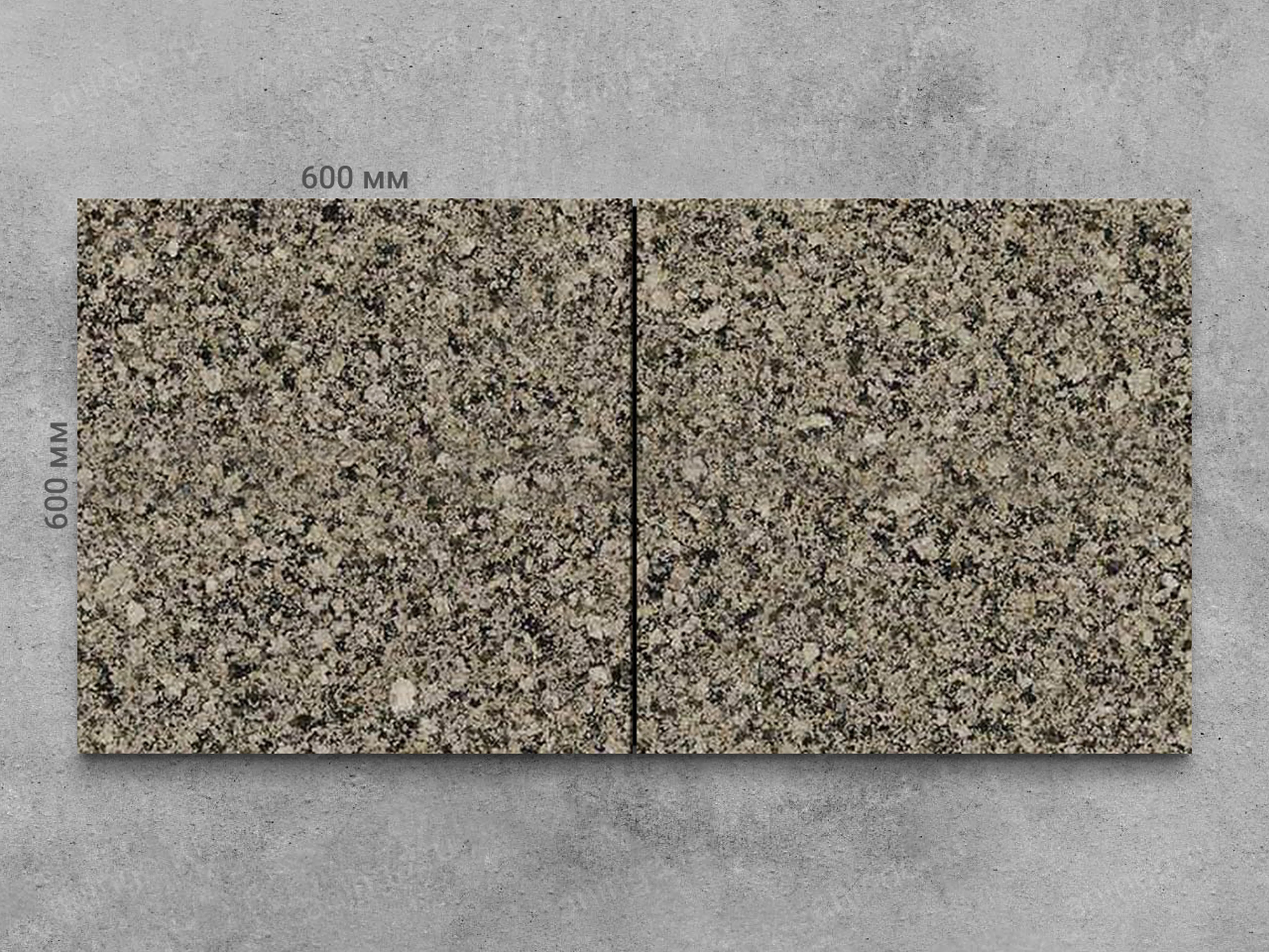 Плитка из гранита DESERT BROWN полированный 600x600x20 мм, код 1239