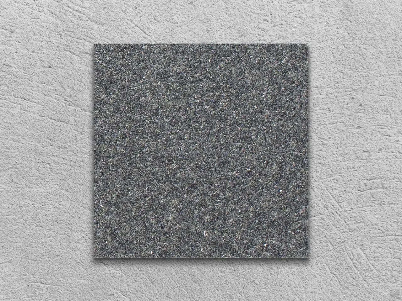 Слэб из гранита ABSOLUTE BLACK термообработанный 100x100x30 мм, код 4181