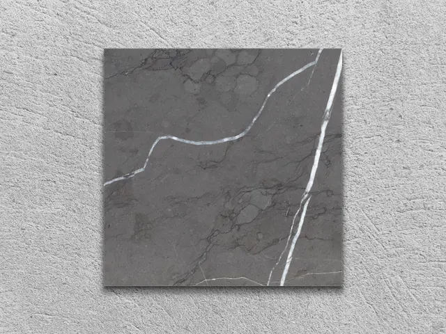 Слэб из мрамора PIETRA GRAY полированный 100x100x30 мм, код 12257