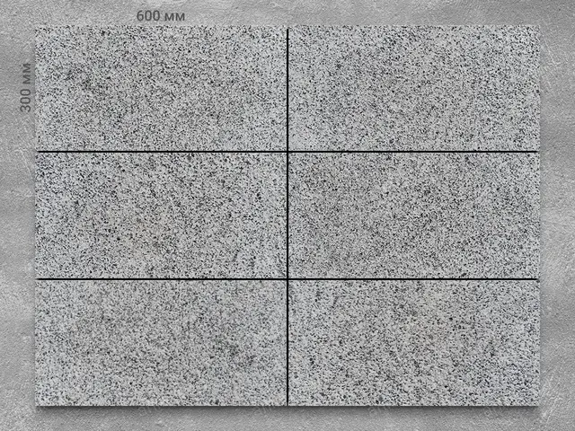 Плитка из гранита BELLA WHITE 600x300x30 мм, код 1244