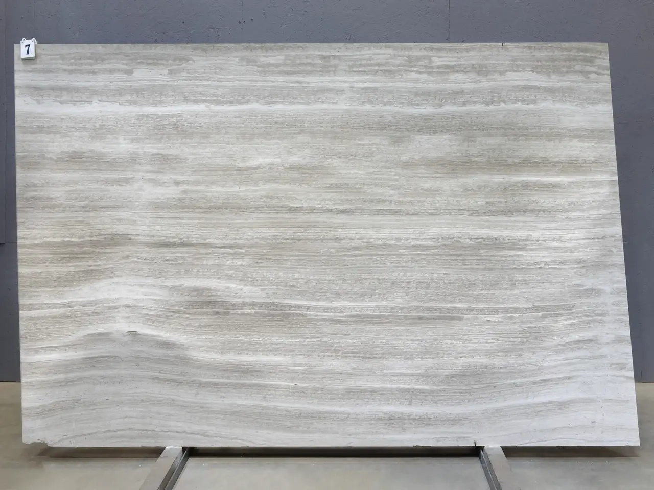 Слэб из мрамора SILK GEORGETTE BIANCO EXTRA полированный 2810x1850x20 мм, код 28762