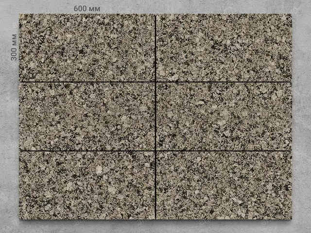 Плитка из гранита DESERT BROWN полированный 600x300x20 мм, код 1149