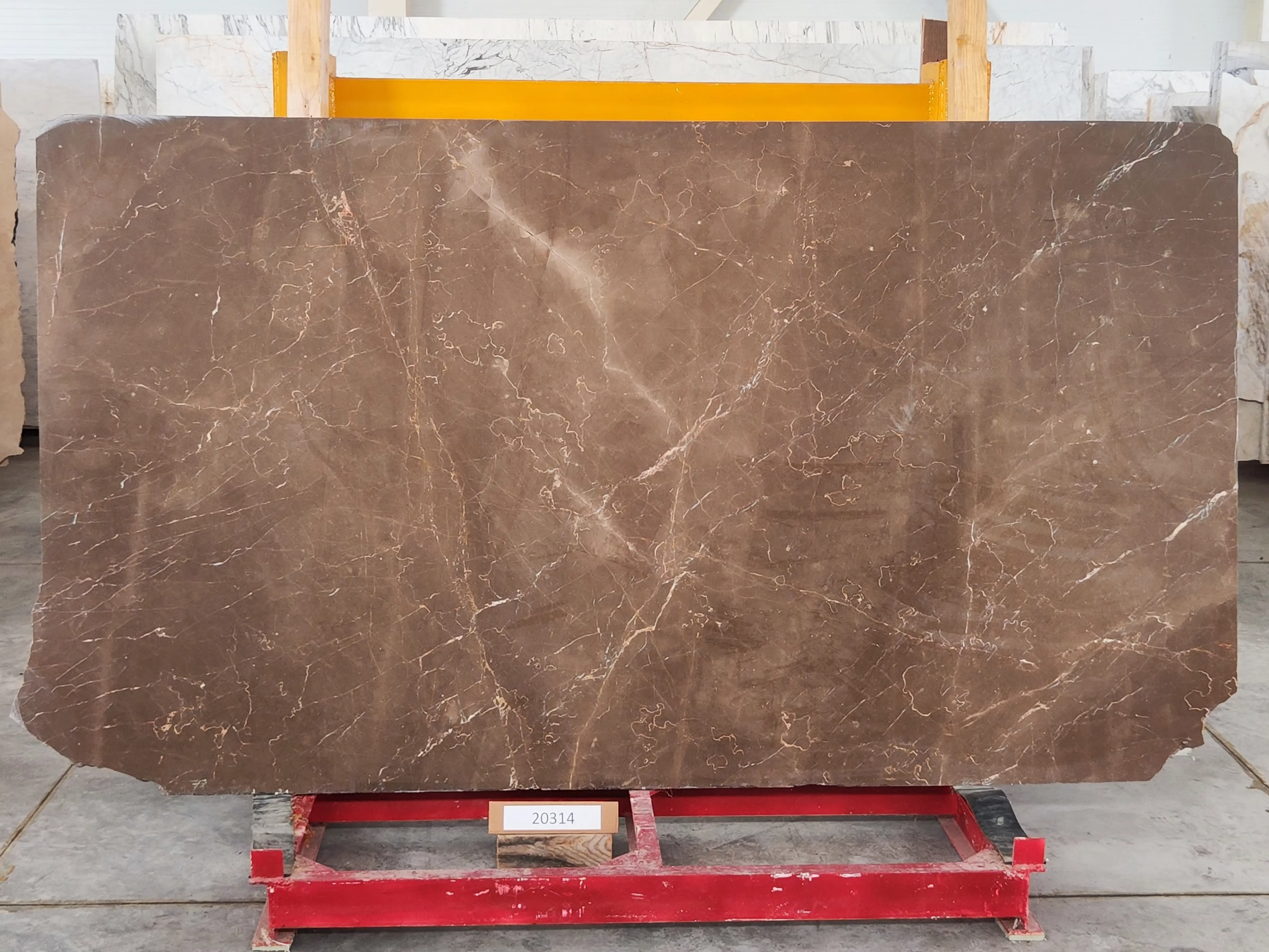 Слэб из мрамора ARMANI BRONZE 2640x1430x20 мм, код 20314