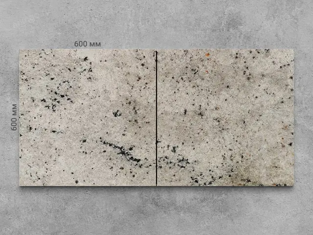 Плитка из гранита RIVER WHITE полированный 600x600x20 мм, код 4603