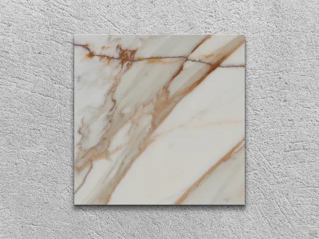 Слэб из мрамора ARABESCATO GOLD полированный 100x100x20 мм, код 13048