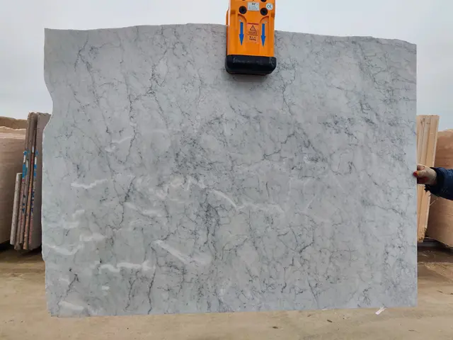 Слэб из мрамора BIANCO CARRARA полированный 1600x1170x20 мм, код 26510