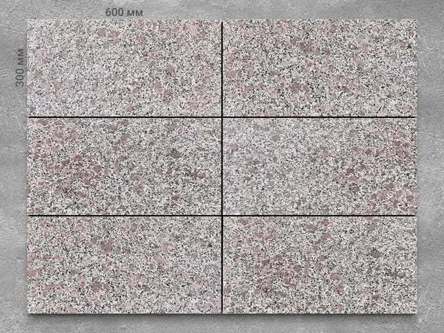 Плитка из гранита PEARL FLOWER 600x300x18 мм, код 1132