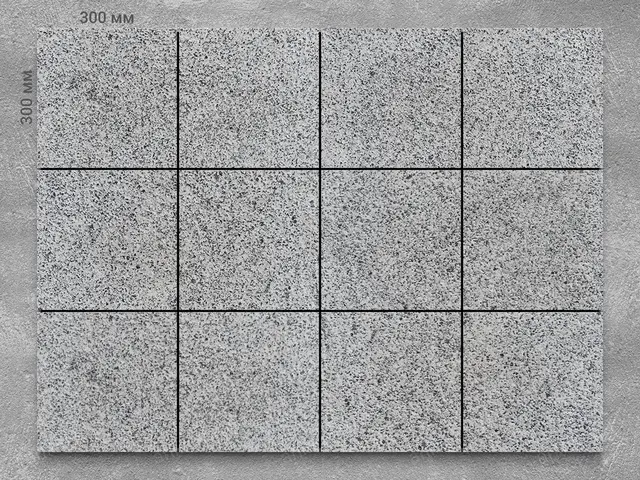 Плитка из гранита BELLA WHITE 300x300x18 мм, код 12812