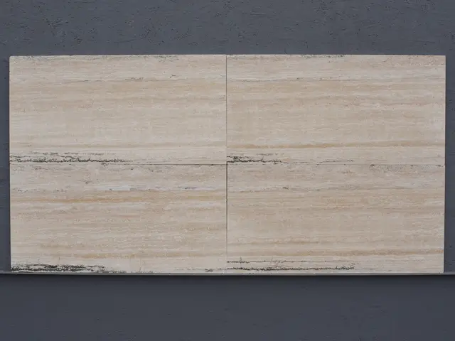 Плитка из травертина CREMA полированный 800x400x20 мм, код 19047