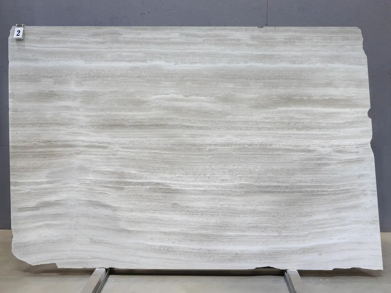 Слэб из мрамора SILK GEORGETTE BIANCO EXTRA полированный 2810x1840x20 мм, код 28757