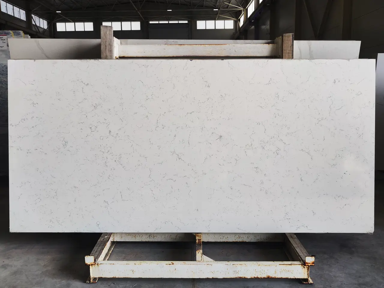 BIANCO MARBLE полированный A35 3000x1400x20 мм, код 29112