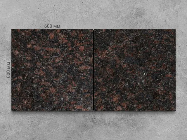Плитка из гранита TAN BROWN LAPOTRA 600x600x20 мм, код 4609