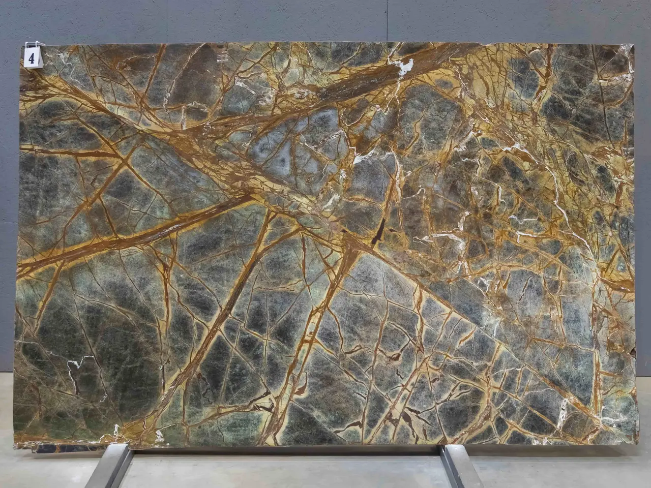 Слэб из мрамора BIDASAR BROWN LEATHER 2600x1700x20 мм, код 26936