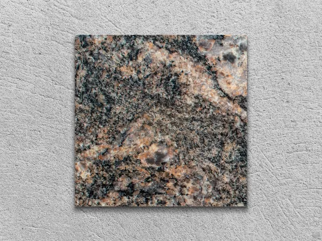 Слэб из гранита BASH PARADISO полированный 100x100x30 мм, код 12132